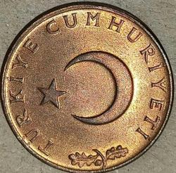 TÜRKİYE 1972  10 KURUŞ ÇİL