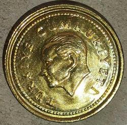 TÜRKİYE 1996  5000 LİRA SETTEN ÇIKMA ÇİL