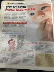HÜRRİYET GAZETESİ HÜRRİYET KELEBEK 2 GAZETESİ DOĞUM GÜNÜ GAZETESİ - 2 Mayıs 2016 - çocuk gelişim rehberi-bebeklikten ergenliğe-psikoterapist doktor obengül ejder-çocuklarda alt islatma problemi-altta psikolojik nedenler yatabilir-doğru tuvalet eğitimi çok önemli-çocuklarda tırnak yeme problemi-çocuklarda parmak emme problemi-çocuklar ve hayali arkadaş-çocuklar neden yalan söyler çocuklarda çalma davranışı-10’lar hırsız olamazlar-hırsızlık nedenleri-patolojik olmayan hırsızlık-çocuklarda depresyona girebilir-aileye katılan yeni birey kardeş ve kardeş kıskançlığı-çocuklar ailesinin aynısıdır