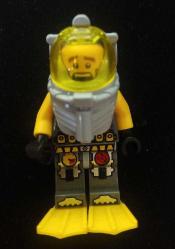 Lego Minifigür Axel Storm Atlantis Diver
