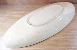 EsKi TUNUS İşİ ÇİNİ SERAMİK UzUn KAYIK TABAK.......52cm