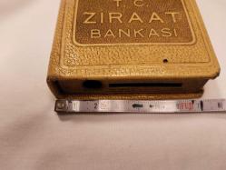 KUMBARA ZİRAAT BANKASI  1950-60 LAR ''KİTAP KUMBARA'' ÇOK ÇOK ENDER İYİ KONDİSYONDA 11