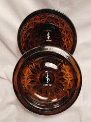 İŞ BANKASI OLDUKÇA ESKİ KUSURSUZ CAM ŞEKERLİĞİ VE SİGARALIĞI BİR ARADA