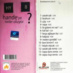 HANDE'YE NELER OLUYOR HANDE YENER CD SIFIR JELATİNLİ AMBALAJINDADIR