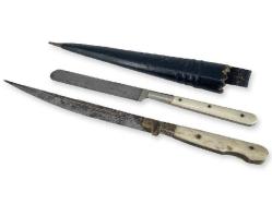 OSMANLI SÜRMENE KAMA.Sürmene Kama  Bıçak Takımı 23 ve 19 cm