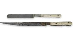 OSMANLI SÜRMENE KAMA.Sürmene Kama  Bıçak Takımı 23 ve 19 cm