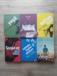 İNCİ ARAL KİTAPLARI - İÇİMDEN KUŞLAR GÖÇÜYOR-SADAKAT-SAFRAN SARI YENİ YALAN ZAMANLAR 3-SEVGİLİ-YEŞİL YENİ YALAN ZAMANLAR 1-MOR YENİ YALAN ZAMANLAR 2 ( 6 KİTAP )