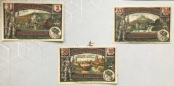 Almanya-1 Mark-50 Pfennig-25 Pfennig SET-1921-NOTGELD-ÇİL