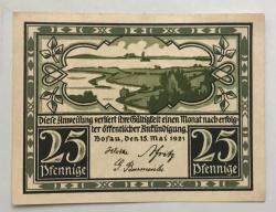 Almanya-25 Pfennig-1921-NOTGELD-ÇİL