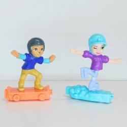 Polly Pocket Mattel Burger King Oyuncak Aksiyon Figür 2019 - 2 Adet