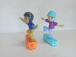 Polly Pocket Mattel Burger King Oyuncak Aksiyon Figür 2019 - 2 Adet