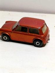 O18----LESNEY MATCHBOX 1970 MINI COOPER İNGİLİZ METAL OYUNCAK ARABA