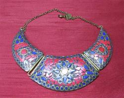 OTaNTiK LAPİS LAZULİ ve MERCAN TAŞLI HaRiKa NEPAL GERDANLIK