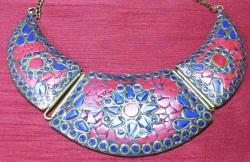 OTaNTiK LAPİS LAZULİ ve MERCAN TAŞLI HaRiKa NEPAL GERDANLIK