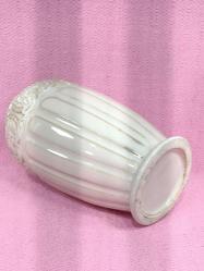 ANTİK YUNAN ROMA TARZINDA EL BOYAMA ESKİTME GÖRÜNÜMLÜ KABARTMA DESENLİ SERAMİK VAZO