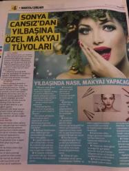 HÜRRİYET GAZETESİ HÜRRİYET KELEBEK 2 GAZETESİ DOĞUM GÜNÜ GAZETESİ - 28 Aralık 2016 - Sonya cansızdan makyaj önerileri-yılbaşına özel makyaj önerileri-porselen makyaj nedir ve nasıl uygulanır-2017 2018 sonbahar ve kış tırnak trendleri porselen makyaj yapımı otel partisi-ev partisi-sokak Partisi-yılbaşında nasıl makyaj yapacağım