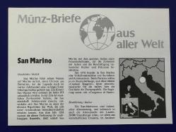 San Marino 500 Lire, 1991.  Pullu ilk gün zarfında çil
