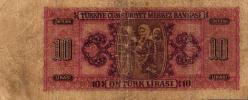 3.EMİSYON İNÖNÜ “ BERLİN “ 10 LİRA