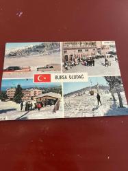 Bursa’dan Uludağ selamlar    keskin color  kartpostalı 15.5x10.5  ebatında