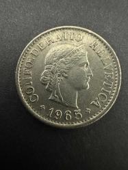 İsviçre 10 Rappen 1965