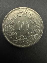 İsviçre 10 Rappen 1965