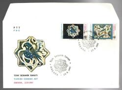PTT / FDC - Türk Seramik Sanatı / Ankara 23/9/1991