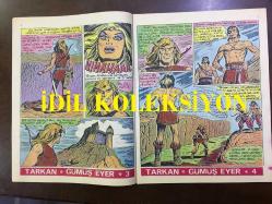 TARKAN ÇİZGİ ROMAN, HAFTALIK MECMUA (DERGİ), İLK BASKI - SEZGİN BURAK - SAYI: 82 - TARKAN, GÜMÜŞ EYER - 14 HAZİRAN 1972 - ARKA KAPAK; HİPPİ KRALI PİPPİ ve DEMİR PENÇE - TARİHE ÜN SALMIŞ TÜRKLER: BALİ BEY