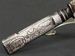 Antika Nadir Feinstahl Solingen Gravürlü Hançer