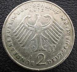 2 Mark Almanya , 2 MARK 1975 J THEODOR HEUSS (62)