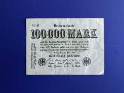 Almanya 100.000 Mark 1923