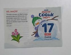 2025 Diyanet Çocuk Takvimi - 17 Ocak 2025
