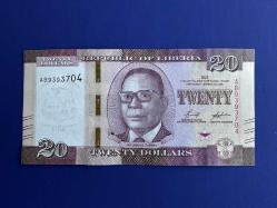 Liberya 20 Dolar Çil Deste Eziği Var