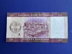 Liberya 20 Dolar Çil Deste Eziği Var