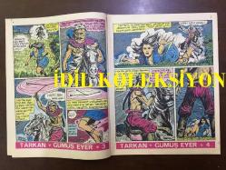 TARKAN ÇİZGİ ROMAN, HAFTALIK MECMUA (DERGİ), İLK BASKI - SEZGİN BURAK - SAYI: 89 - TARKAN, GÜMÜŞ EYER - 2 AĞUSTOS 1972 - ARKA KAPAK; HİPPİ KRALI PİPPİ ve DEMİR PENÇE - TARİHE ÜN SALMIŞ TÜRKLER: HASAN BEY