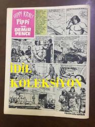 TARKAN ÇİZGİ ROMAN, HAFTALIK MECMUA (DERGİ), İLK BASKI - SEZGİN BURAK - SAYI: 89 - TARKAN, GÜMÜŞ EYER - 2 AĞUSTOS 1972 - ARKA KAPAK; HİPPİ KRALI PİPPİ ve DEMİR PENÇE - TARİHE ÜN SALMIŞ TÜRKLER: HASAN BEY