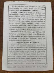 26 OCAK 2005 - TAKVİM YAPRAĞI - DOĞUM GÜNÜ HEDİYESİ - BÜYÜK SAATLİ MAARİF TAKVİMİ - KAZIM KARABEKİR - GAZİ MUSTAFA KEMAL ATATÜRK - KAZIM KARABEKİR'İN VEFATI - CULLİAN ADLI ELMAS BULUNDU - YAŞANTIMIZDA RANDEVU
