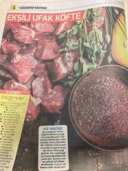 HÜRRİYET GAZETESİ HÜRRİYET KELEBEK 2 GAZETESİ DOĞUM GÜNÜ GAZETESİ - 26 Ocak 2017 - Gaziantep ticaret odasının katkılarıyla birbirinden lezzetli antep yemekleri-Gaziantep mutfağı kış yemekleri tarifi-Dövmeli alaca çorba tarifi-ekşili ufak köfte tarifi-Buhara pilavı tarifi-Şam tatlısı tarifi-Kuru pirpirim aşı tarifi