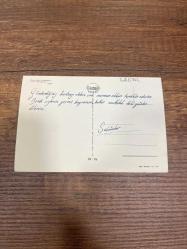 Kordon boyu ve palmiyeler İzmir ticaret   kartpostalı 15x10 ebatında