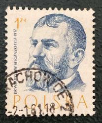 Polonya Pulu - Polska Stamp - Postadan Geçmiş Pul Filateli - 1961 Damgalı - Dr. Wladyslaw Bieganski ( 1857-1917) Temalı Pul, 1 PARA - YABANCI PULLAR - NOSTALJİK DOĞUM GÜNÜ HEDİYESİ