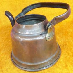 ANTİKA MUHARREM ÖZTİRYAKİLER İSTANBUL EL YAPIMI BAKIR ÇAYDANLIK , HÂLİYLE