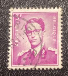 Belçika Pulu - Belgium Stamp - Postadan Geçmiş Pul Filateli - 1963 DAMGALI - KRAL BAUDOUIN TEMALI PUL , 3 PARA - YABANCI PULLAR-NOSTALJİK DOĞUM GÜNÜ HEDİYESİ