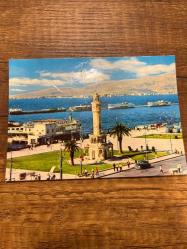 Konak meydanı İzmir Tuna    kartpostalı 15x10.5 ebatında