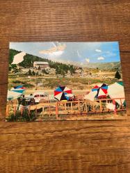 Yeşil Bursa Uludağ keskin color   kartpostalı 15x10.5 ebatında