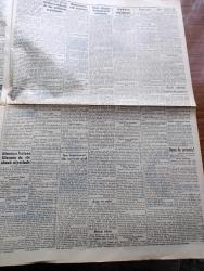 Cumhuriyet Gazetesi - 19 Şubat 1941 - Türk Bulgar Beyannamesi Etrafında Yazan Yunus Nadi Başmakale - Edebi Şef Atatürk'ün Medfeni - Hükümet Anıtkabir Projesi İçin Serbest Müsabaka Açtı - Ankara Anlaşması Her Tarafta İyi Karşılandı - Hitler'in Başbelası  İsmi Verilen Hava Kaleleri - İtalyanlar Habeşistanda Gojani Ve Mühim Karakolları Tahliye Ettiler - Mark Twain'in Müteveffa Franklen Seçme Hikayeleri - Büyük Muasırlar Yazan Winston Churchill Yazı Dizisi - Veremle Mücadele Cemiyetinin Faaliyeti - Kızıl Vazo Yazan Peride Celal Yazı Dizisi - Dil Ve Edebiyat Davası Yazan İsmail Habib - Damda Verilen Cevap Yazan Burhan Felek Köşe Yazısı - Bir Şiir Dolayısıyla Yazan Saffet Tanman - Sanatkar Vahdet Nuri Konservatuarın Orkestra Konserinde Muhtelif Parçalar Tezgahını Edecek - Sadi Tek Halide Pişkin Tiyatrosu - Fuzuli'nin Ölmez Eseri Leyla İle Mecnun Beşiktaş Suad Park Sinemasında - Sihirbaz Yazan Somerset Maugham Yazı Dizisi - Günün Bulmacası - Deschiens Kan Kuvvet Şurubu - Ziraat Bankası