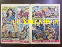 TARKAN ÇİZGİ ROMAN, HAFTALIK MECMUA (DERGİ), İLK BASKI - SEZGİN BURAK - SAYI: 103 - TARKAN, GÜMÜŞ EYER - 8 KASIM 1972 - ARKA KAPAK; HİPPİ KRALI PİPPİ ve DEMİR PENÇE - TARİHE ÜN SALMIŞ TÜRKLER: ERTAŞ BEY