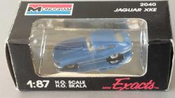 JAGUAR XKE TİP E 1989 YILI MONOGRAM MINI EXATS 2040 1/87 ÖLÇEK SIFIR HİÇ KULLANILMAMIŞ SERGİLENMEMİŞ ORJİNAL AMBALAJINDA.