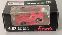 Ferreri 62 250 G.T.O  MONOGRAM MINI EXATS #2039 HO 1989 YILI   1/87 ÖLÇEK SIFIR HİÇ KULLANILMAMIŞ SERGİLENMEMİŞ ORJİNAL AMBALAJINDA.