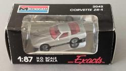 CORVETTE ZR1 MONOGRAM MINI EXATS #2042 HO 1989 YILI   1/87 ÖLÇEK SIFIR HİÇ KULLANILMAMIŞ SERGİLENMEMİŞ ORJİNAL AMBALAJINDA.