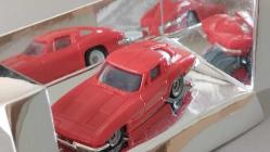 63 CORVETTE HARDTOP MONOGRAM MINI EXATS #2026 HO 1989 YILI   1/87 ÖLÇEK SIFIR HİÇ KULLANILMAMIŞ SERGİLENMEMİŞ ORJİNAL AMBALAJINDA.