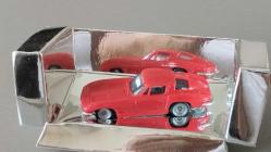 63 CORVETTE HARDTOP MONOGRAM MINI EXATS #2026 HO 1989 YILI   1/87 ÖLÇEK SIFIR HİÇ KULLANILMAMIŞ SERGİLENMEMİŞ ORJİNAL AMBALAJINDA.